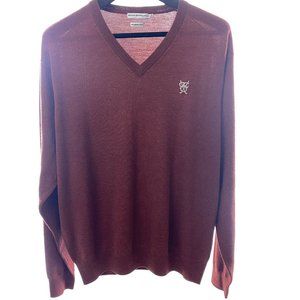 Peter Millar Merino Wool V-Neck XL Embroidered CCC